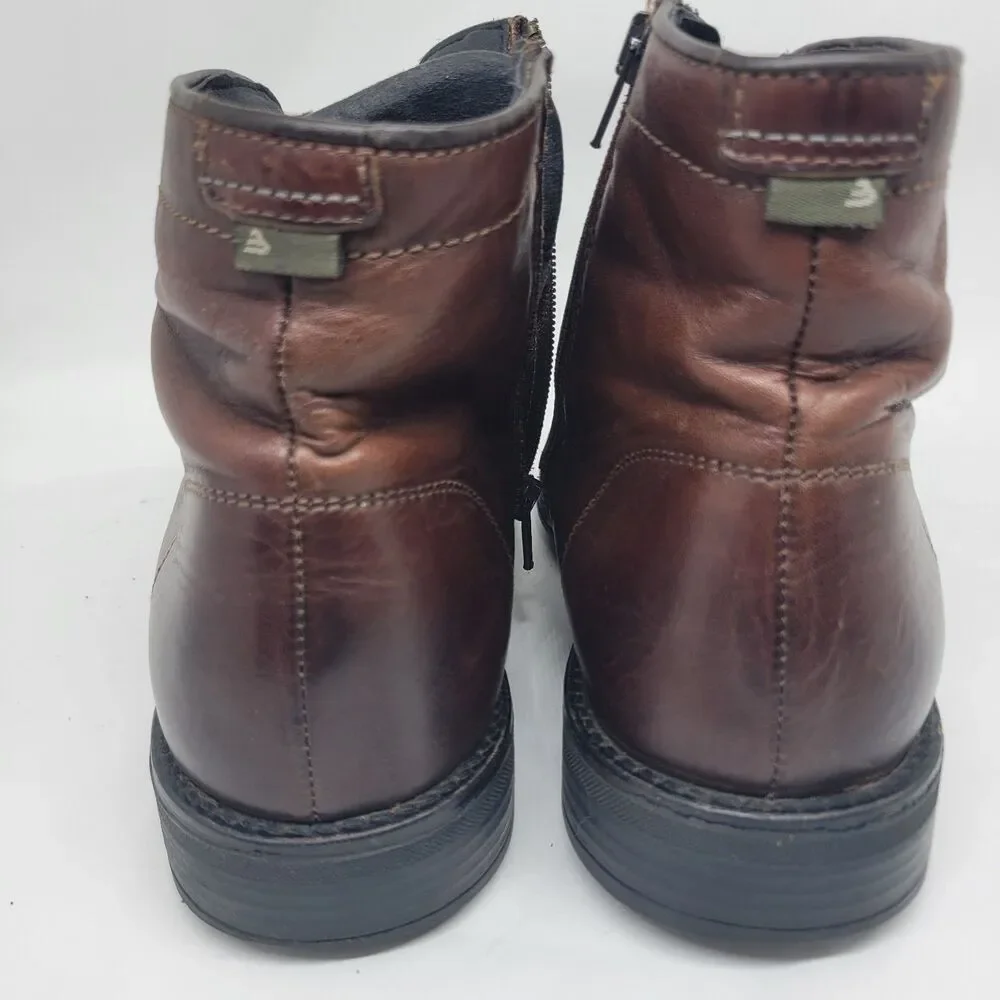 Bullboxer Plain Toe Lace up Ankle Boot Size 8 Eur 41